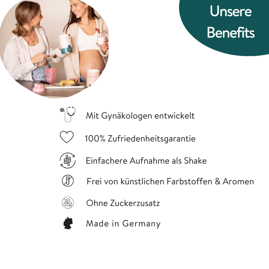 MamiGut Schwangerschaft ♡ Monatspaket + Shaker